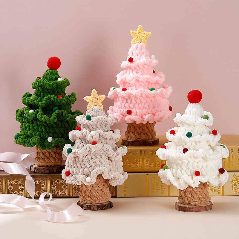 Christmas,Handmade cotton woven Christmas tree - Christmas gifts - Decorations - Holiday creative gifts